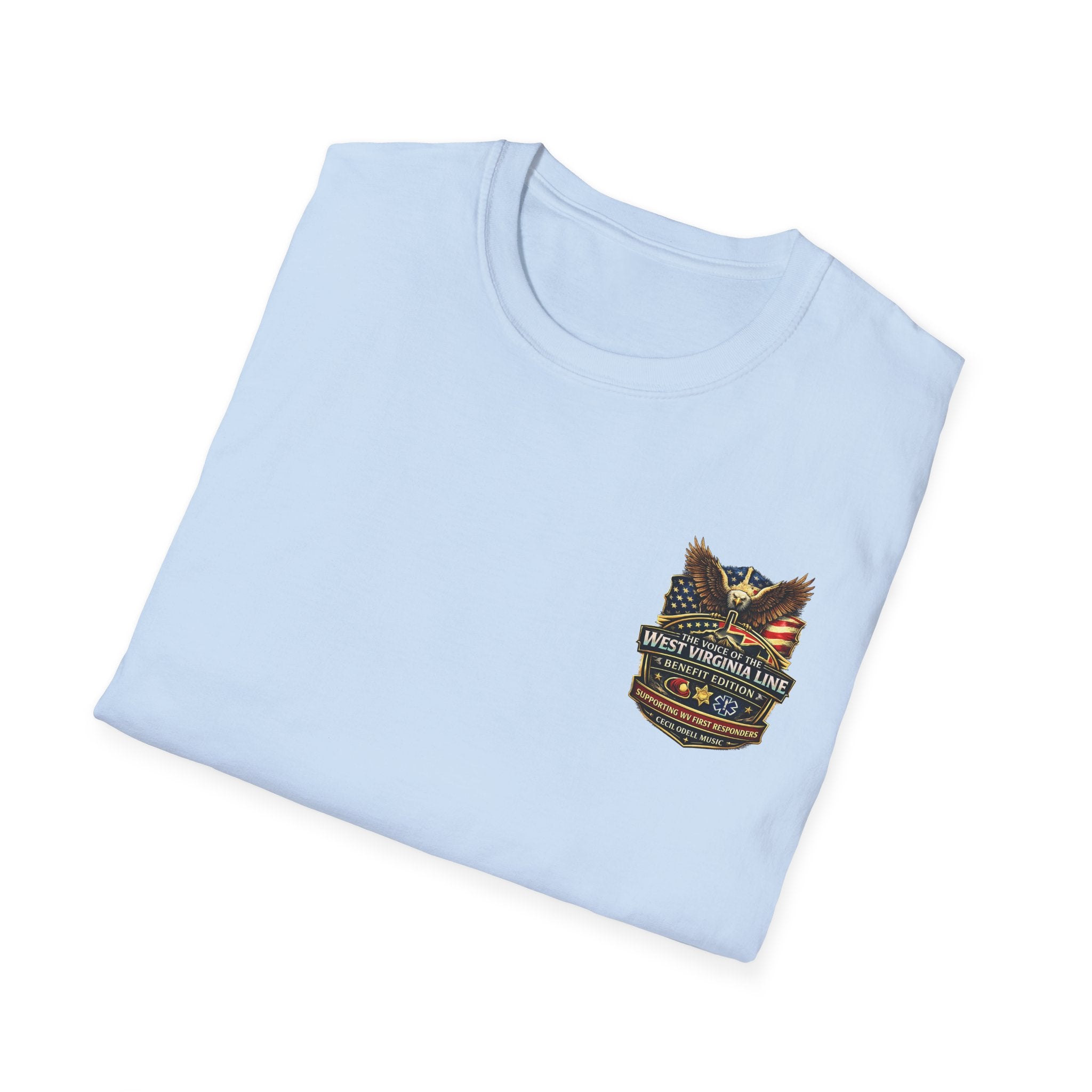 Fire Department T-Shirt: Tunnelton VFD Line Photo Tee