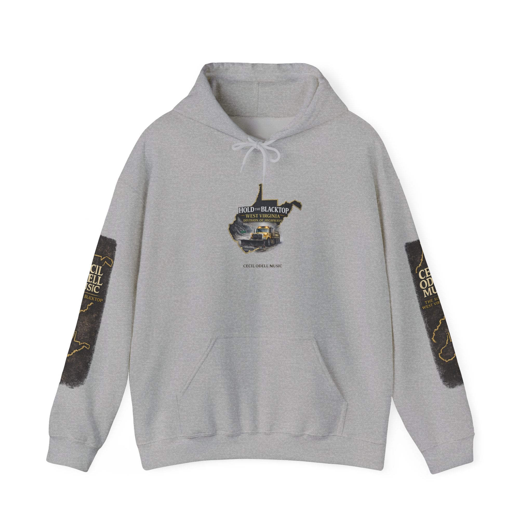 Hold the Blacktop Hoodie: Classic Road Trip Graphic Pullover