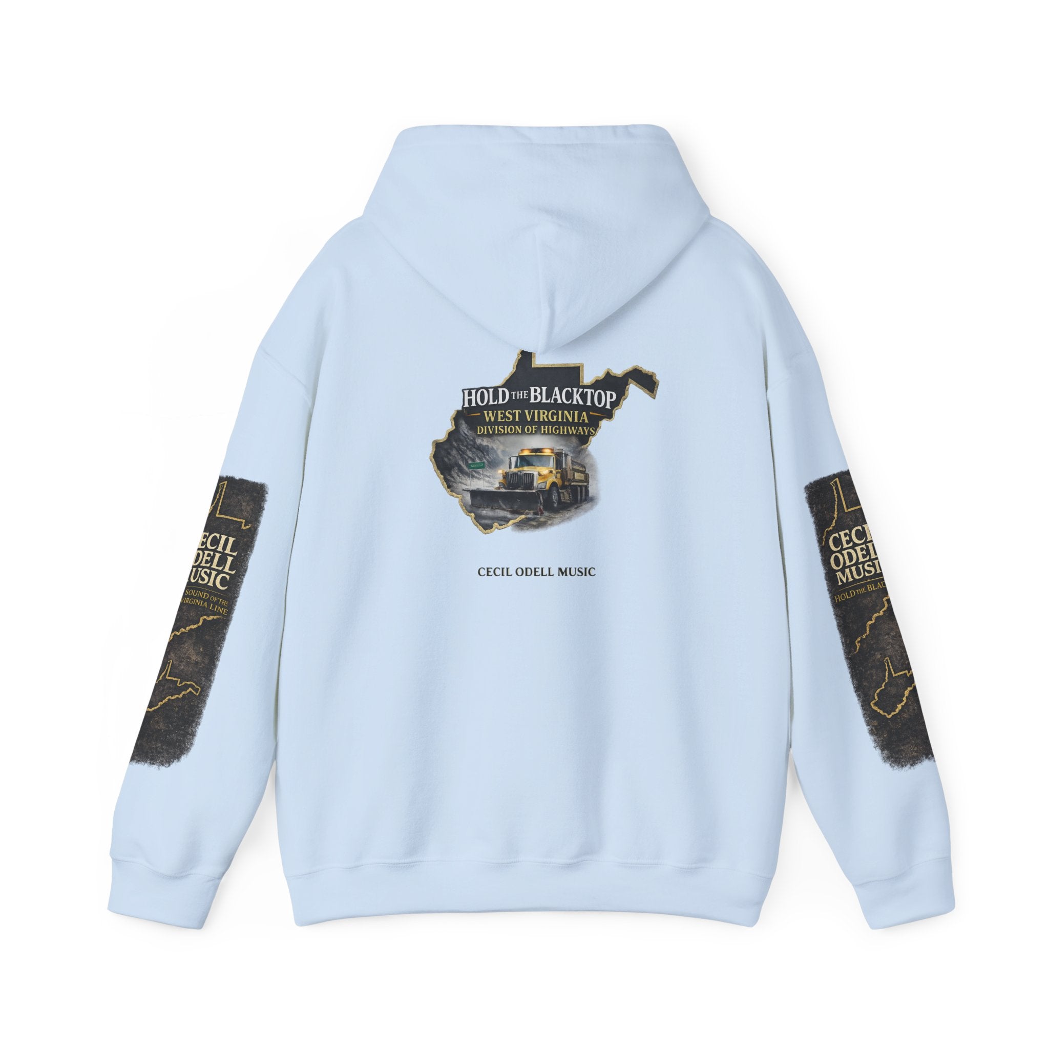 Hold the Blacktop Hoodie: Classic Road Trip Graphic Pullover