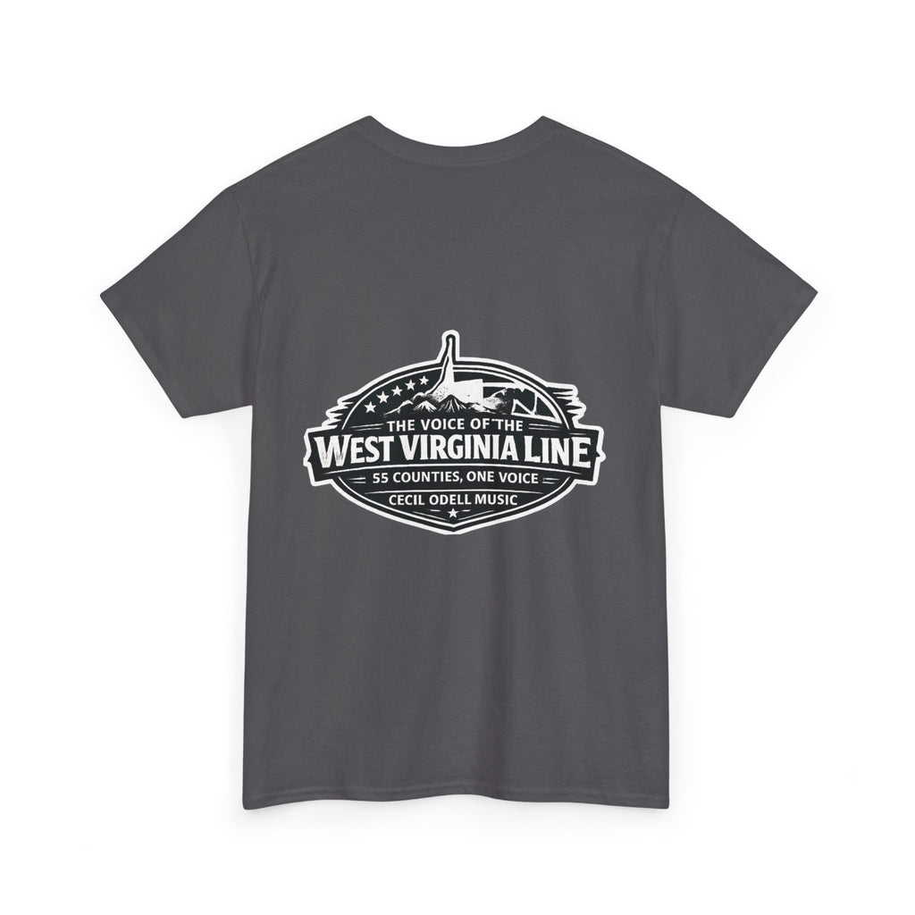 West Virginia Line Tee: 'The Voice of the West Virginia Line' Graphic T-Shirt