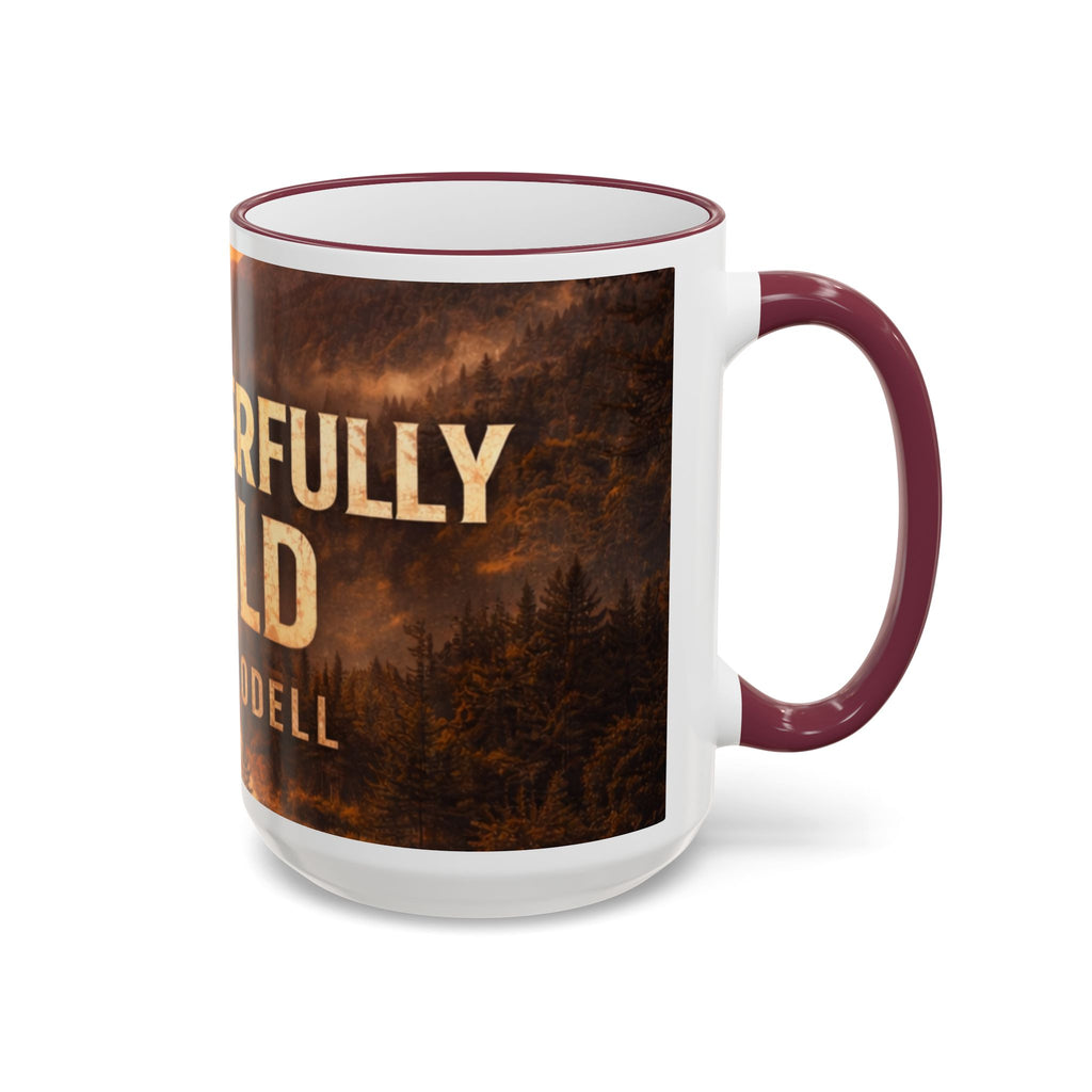 Wonderful Wild Scenic Mug: "Wonderful Wild" Cecil Odell Coffee Cup (Accent Rim & Handle)