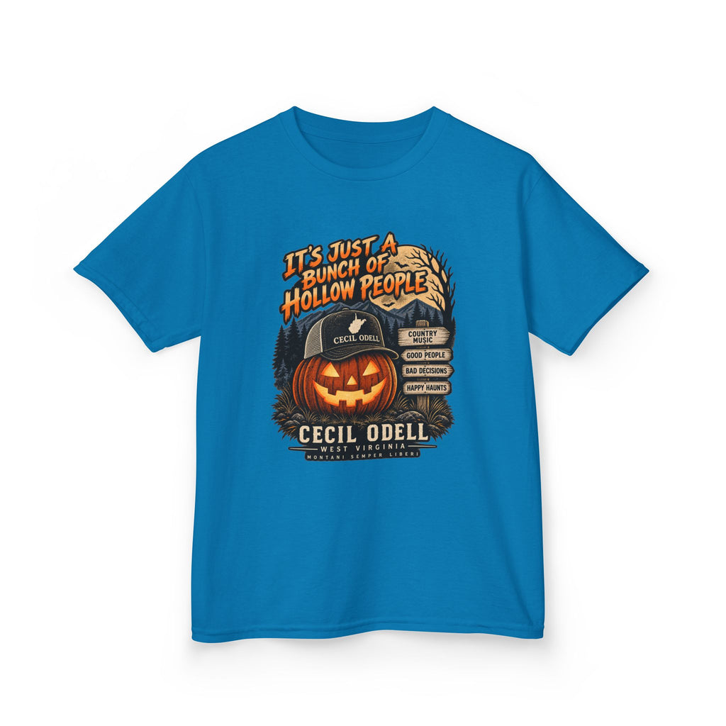 It's Just a Bunch of Hollow People Kids Halloween Tee | Cecil Odell