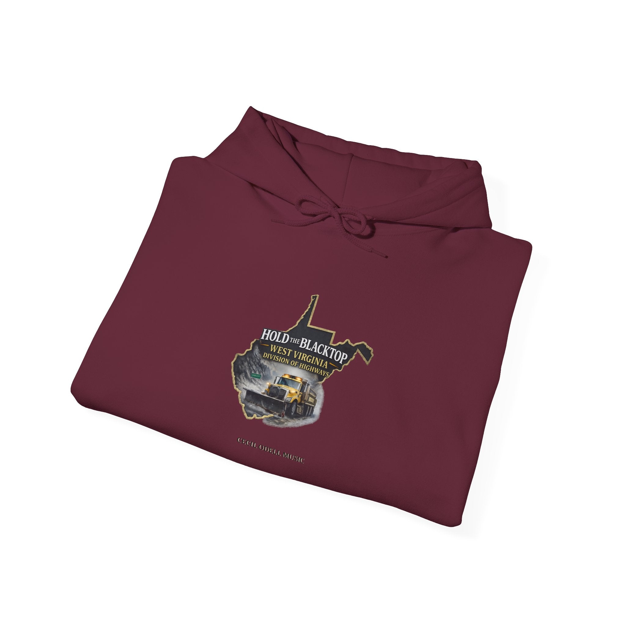 Hold the Blacktop Hoodie: Classic Road Trip Graphic Pullover