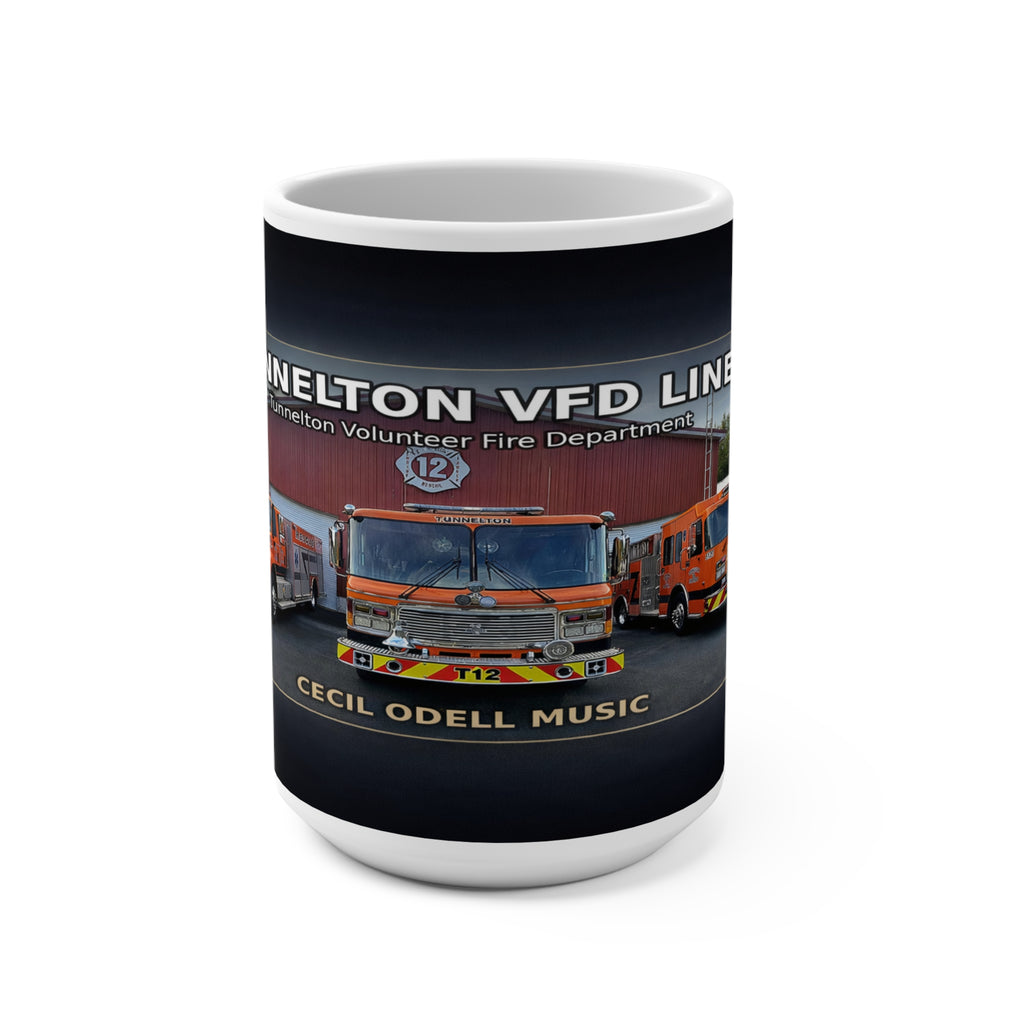 Tunnelton Fire Department 15oz Mug: Volunteer Engine Line Tribute (Cecil Odell Music)