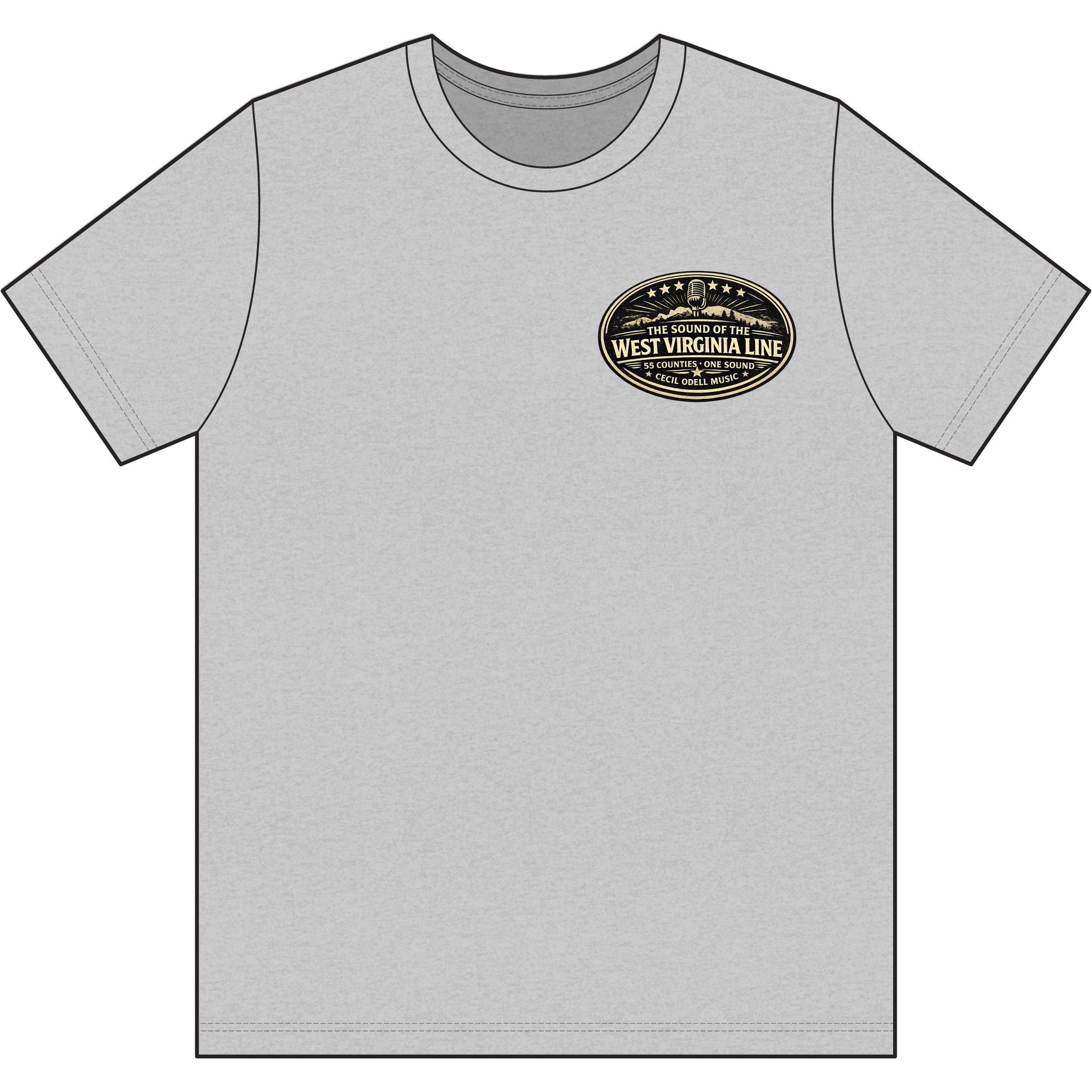 West Virginia Dispatch T-Shirt: Emergency Dispatch Graphic Tee (Cecil Odell Music)