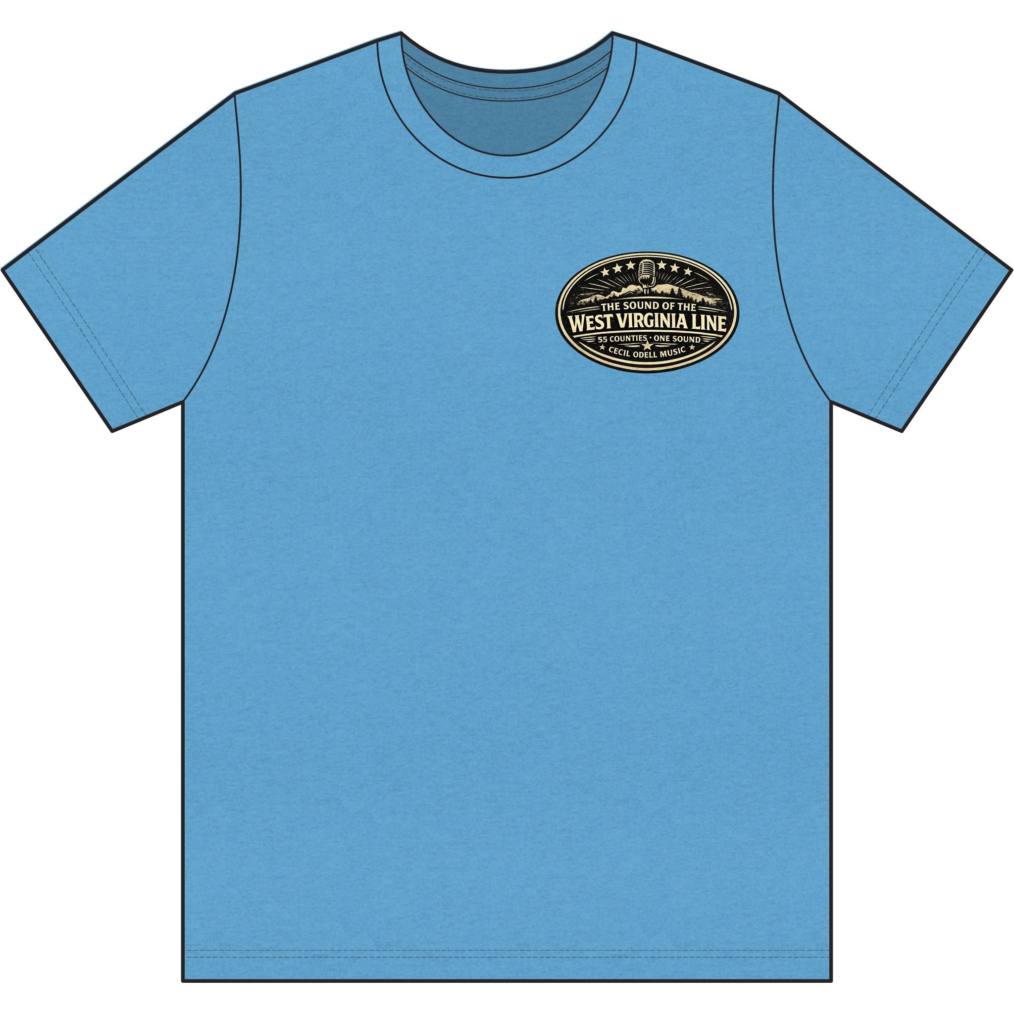 West Virginia Dispatch T-Shirt: Emergency Dispatch Graphic Tee (Cecil Odell Music)