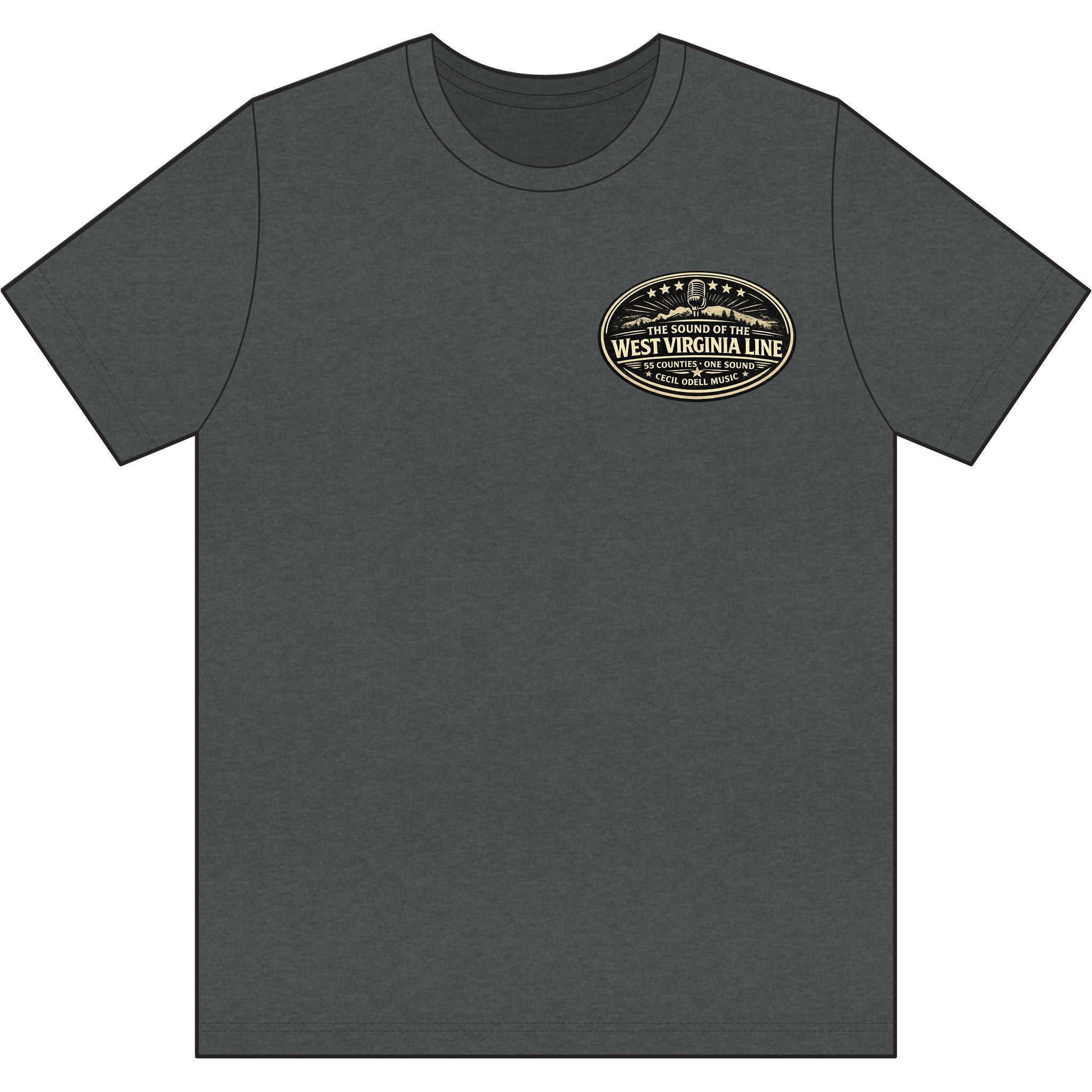 West Virginia Dispatch T-Shirt: Emergency Dispatch Graphic Tee (Cecil Odell Music)