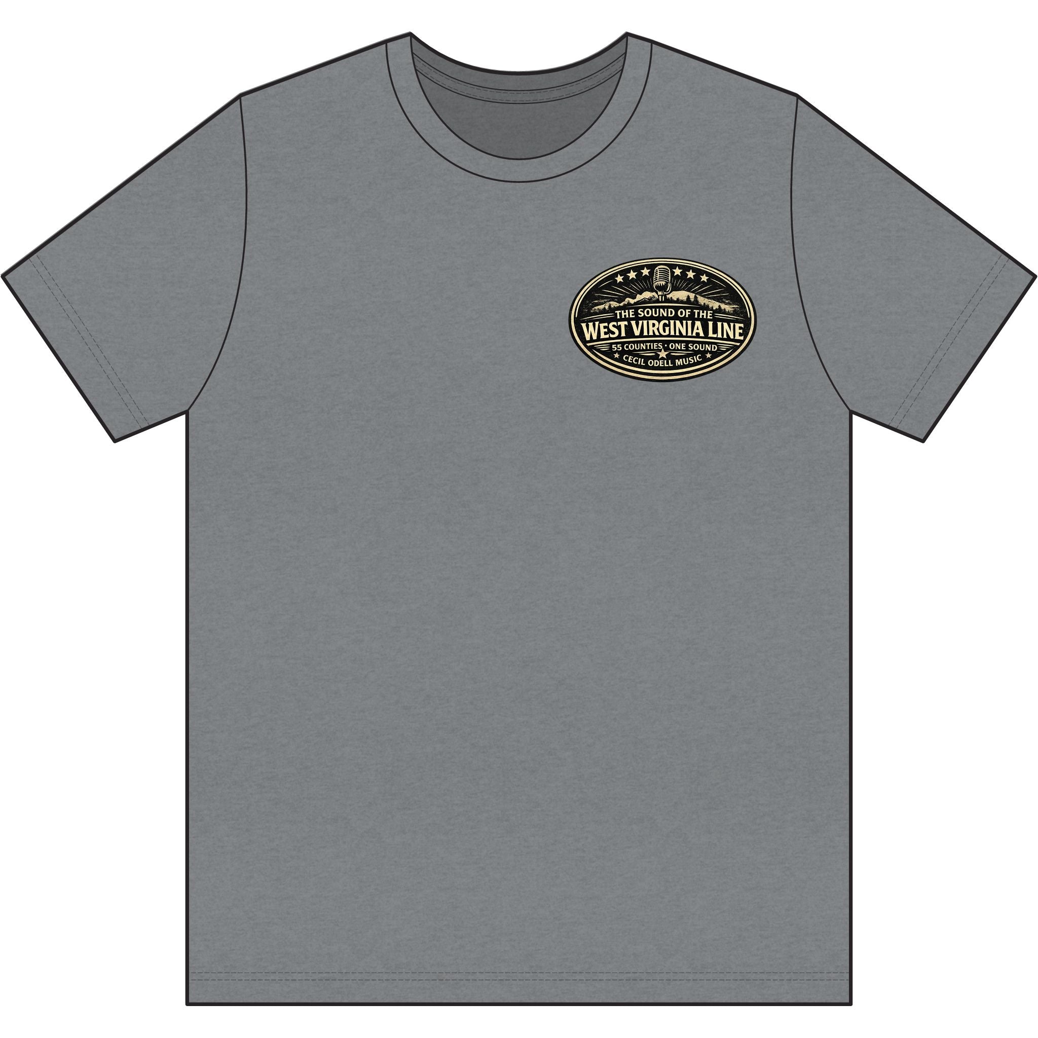 West Virginia Dispatch T-Shirt: Emergency Dispatch Graphic Tee (Cecil Odell Music)