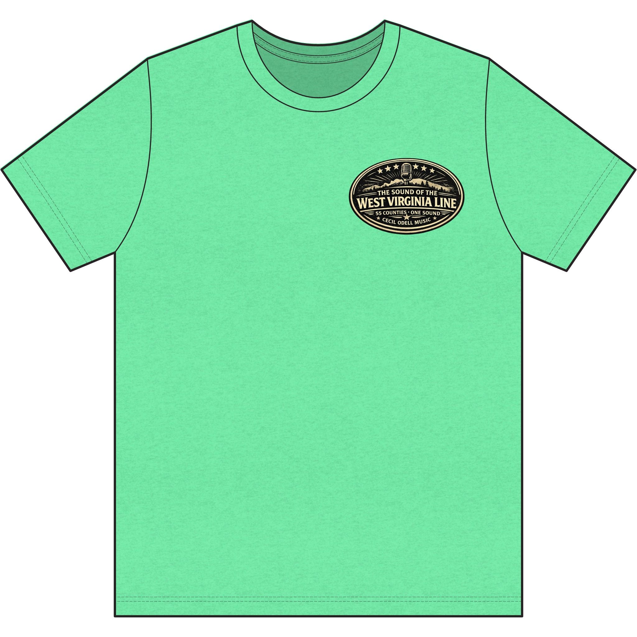 West Virginia Dispatch T-Shirt: Emergency Dispatch Graphic Tee (Cecil Odell Music)