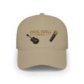 Cecil Odell Music Embroidered Guitar & Mic Low-Profile Baseball Cap
