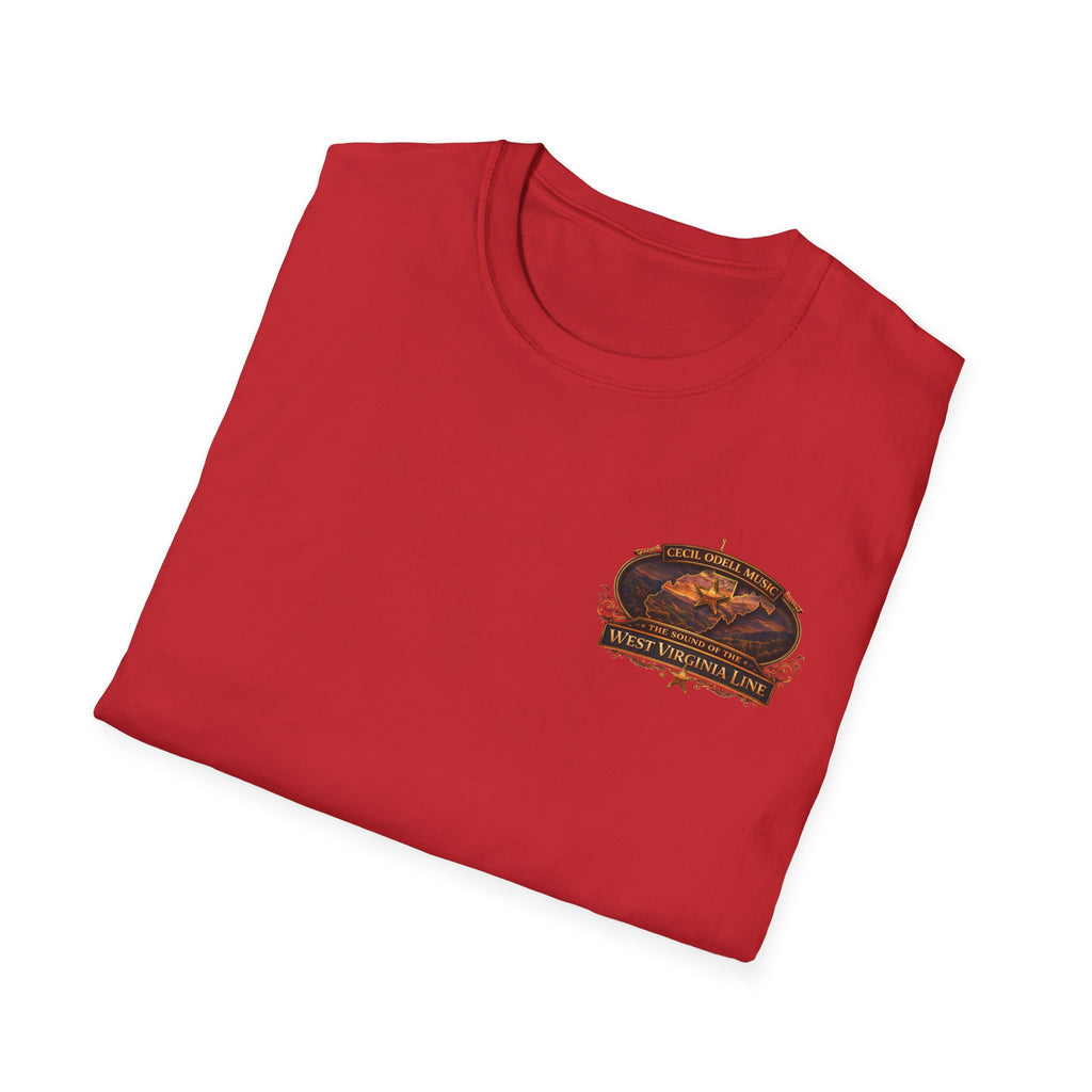 Clay County Line T-Shirt: Cecil Odell Music Fire & Rescue Badge Tee