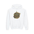 West Virginia Line '55 County Line' Youth Hoodie - Vintage State Music Railroad Design