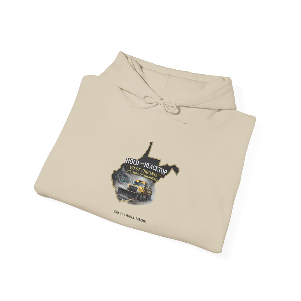 Hold the Blacktop Hoodie: Classic Road Trip Graphic Pullover