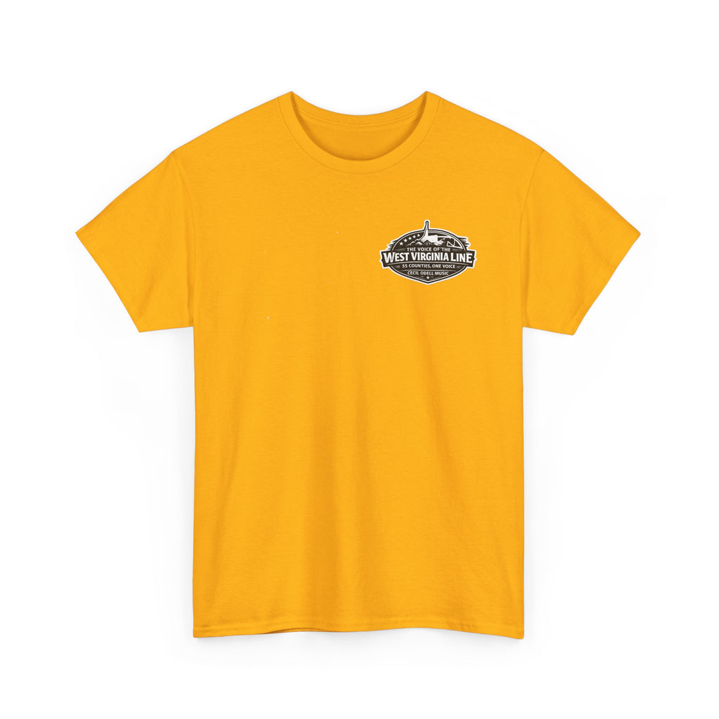 West Virginia Line Tee: 'The Voice of the West Virginia Line' Graphic T-Shirt