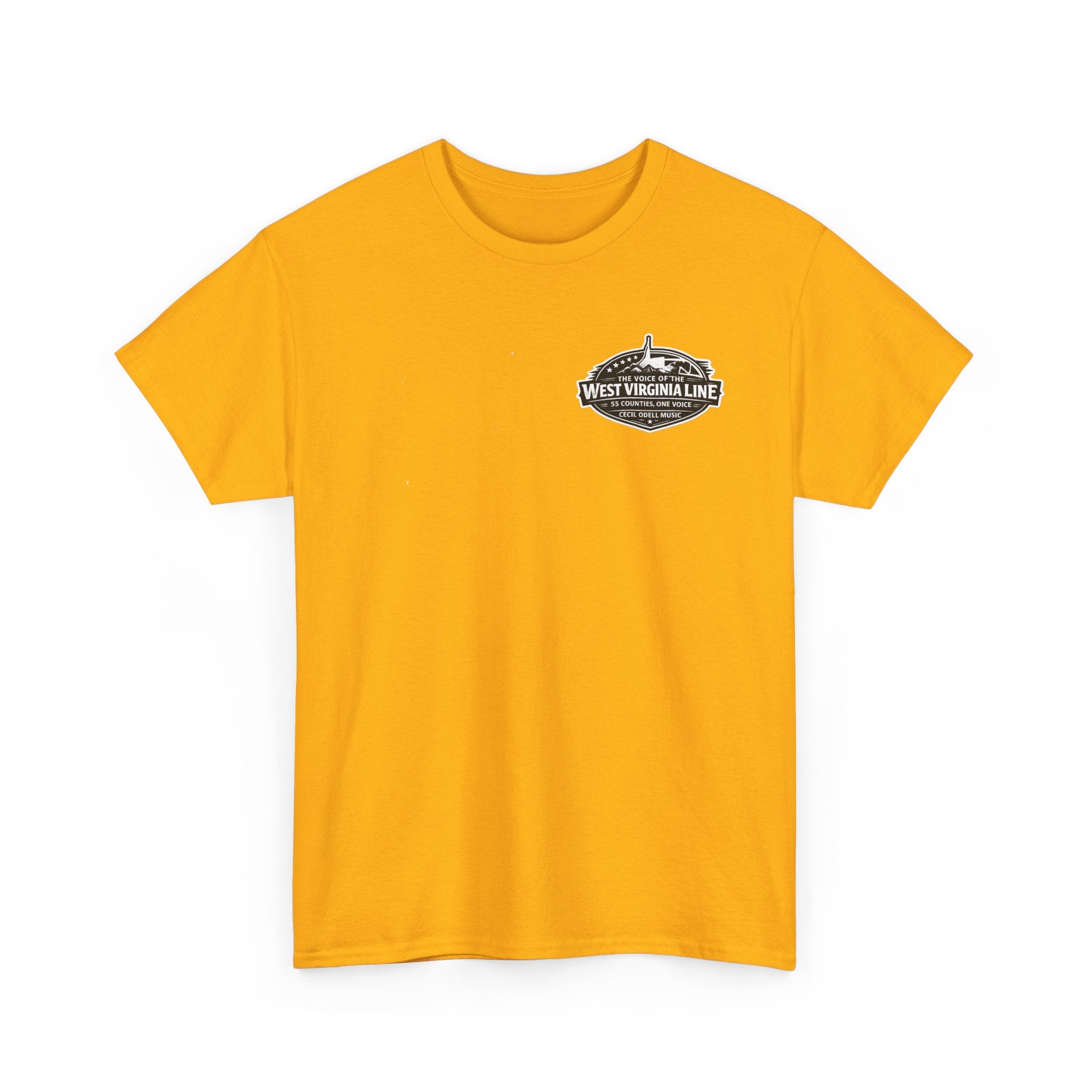 West Virginia Line Tee: 'The Voice of the West Virginia Line' Graphic T-Shirt