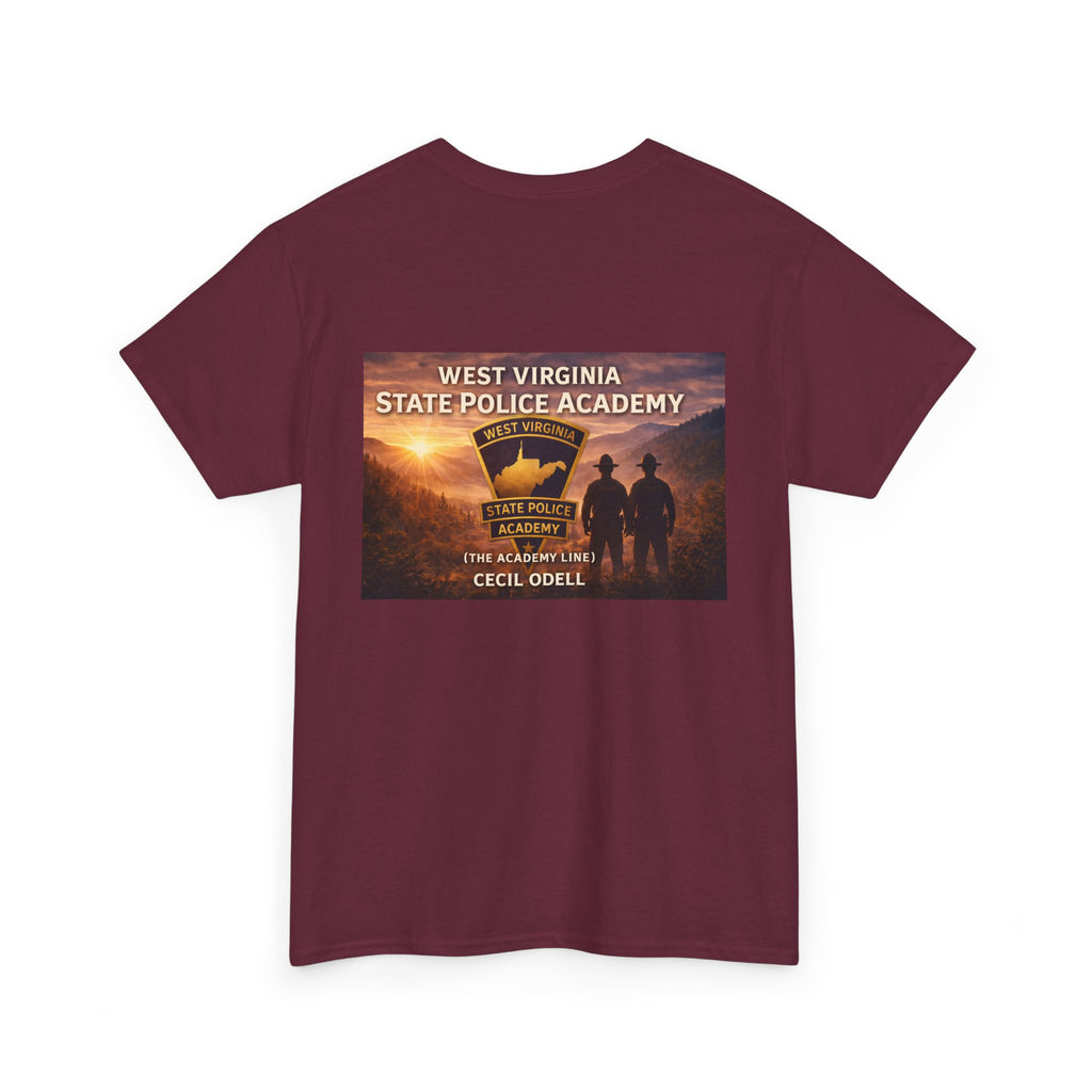 State Police Academy T-Shirt - West Virginia Honor Badge Design