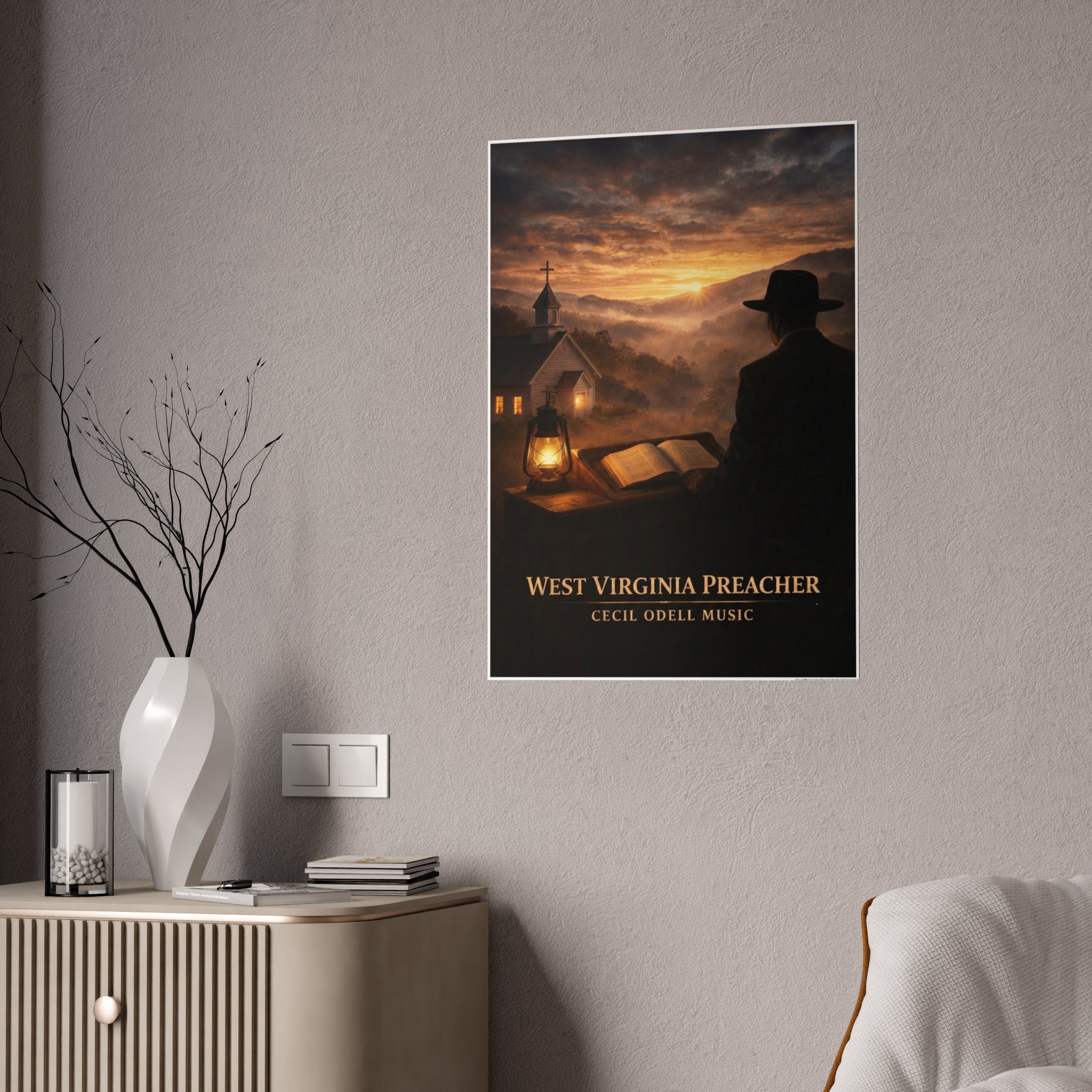 West Virginia Preacher Gloss Poster