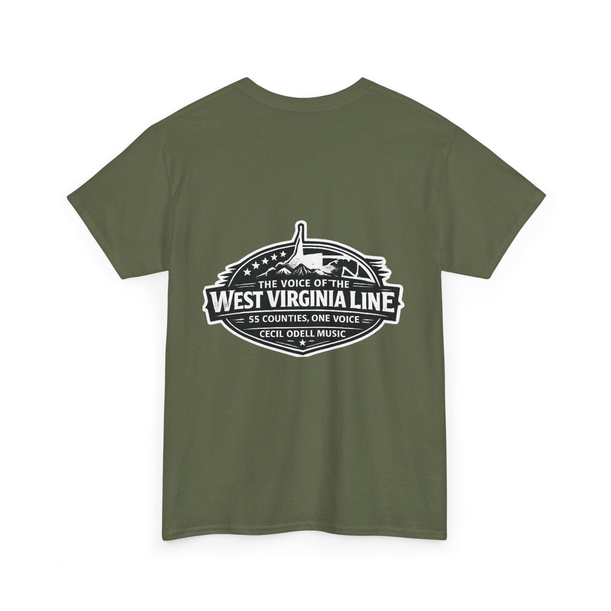 West Virginia Line Tee: 'The Voice of the West Virginia Line' Graphic T-Shirt