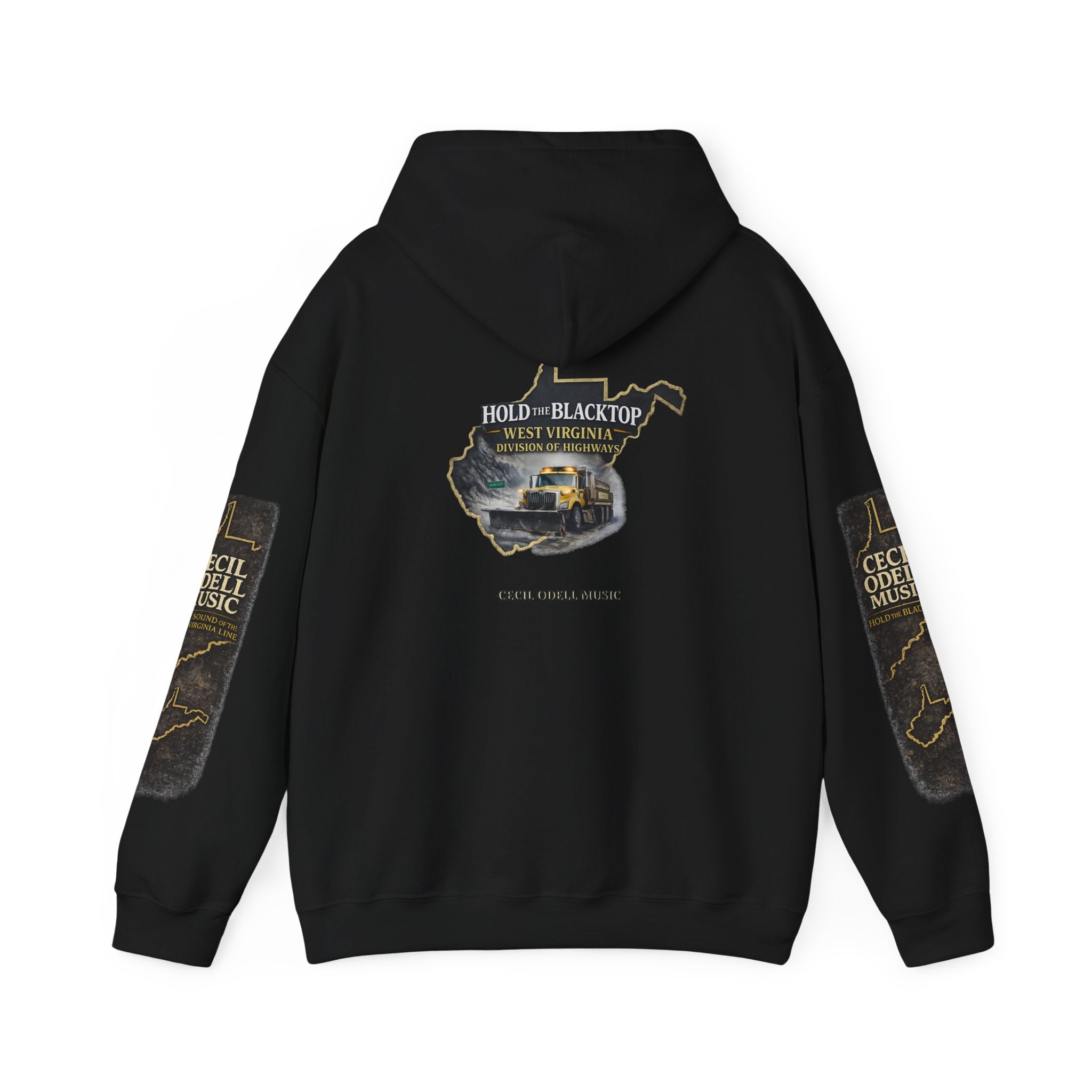 Hold the Blacktop Hoodie: Classic Road Trip Graphic Pullover