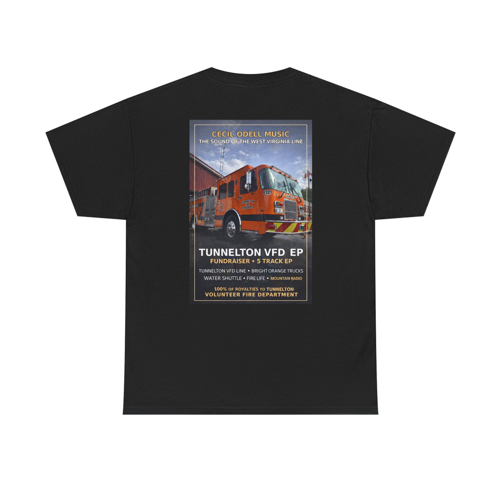 Tunnelton VFD Firetruck Tee: Volunteer Fire Department Fundraiser T-Shirt