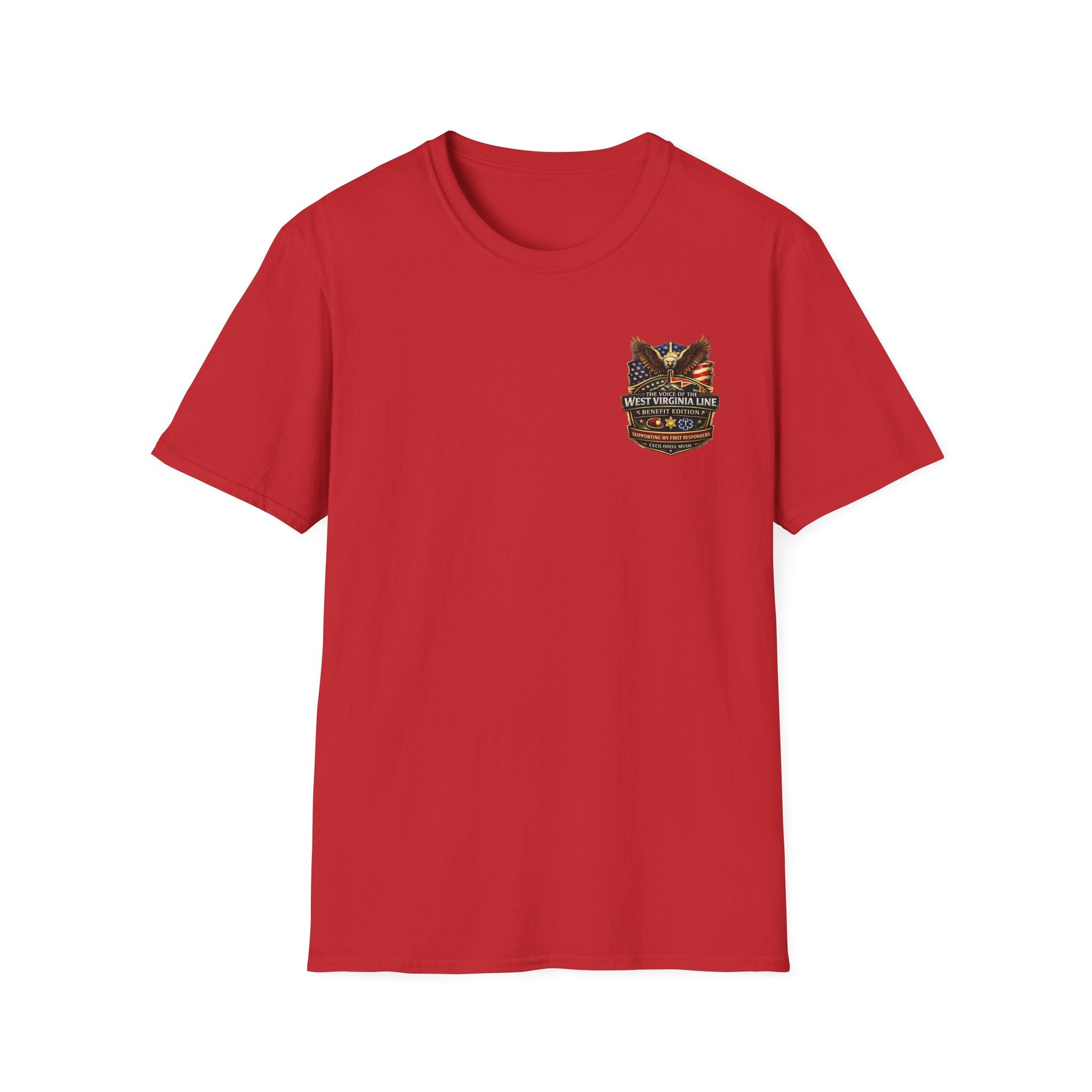 Fire Department T-Shirt: Tunnelton VFD Line Photo Tee
