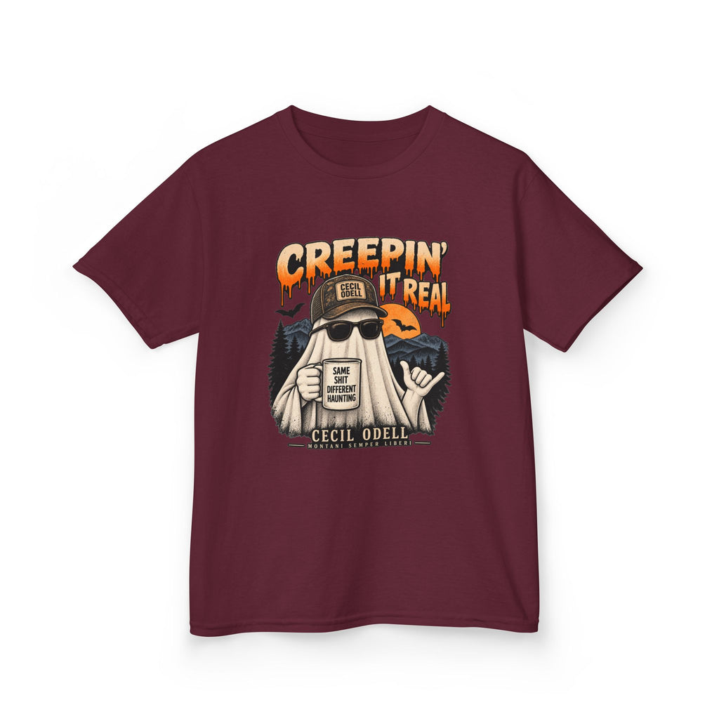 Creepin' It Real Kids Halloween Tee | Cecil Odell