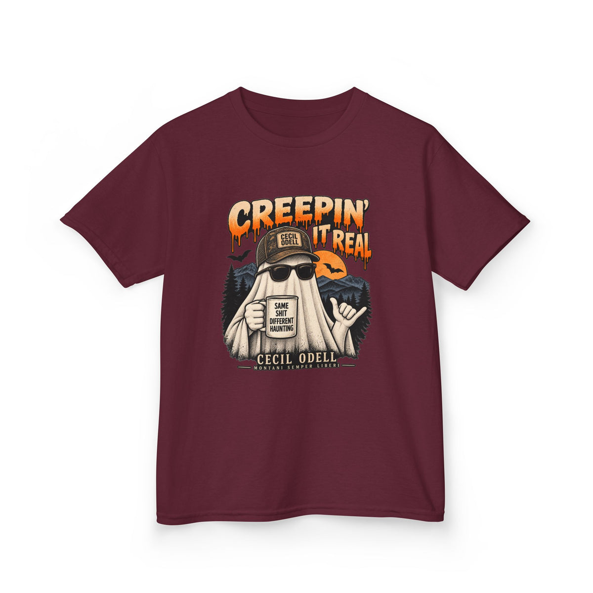 Creepin' It Real Kids Halloween Tee | Cecil Odell
