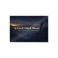Cecil Odell Music Gloss Poster: 'The Sound of the West Virginia Line' Scenic Music Print