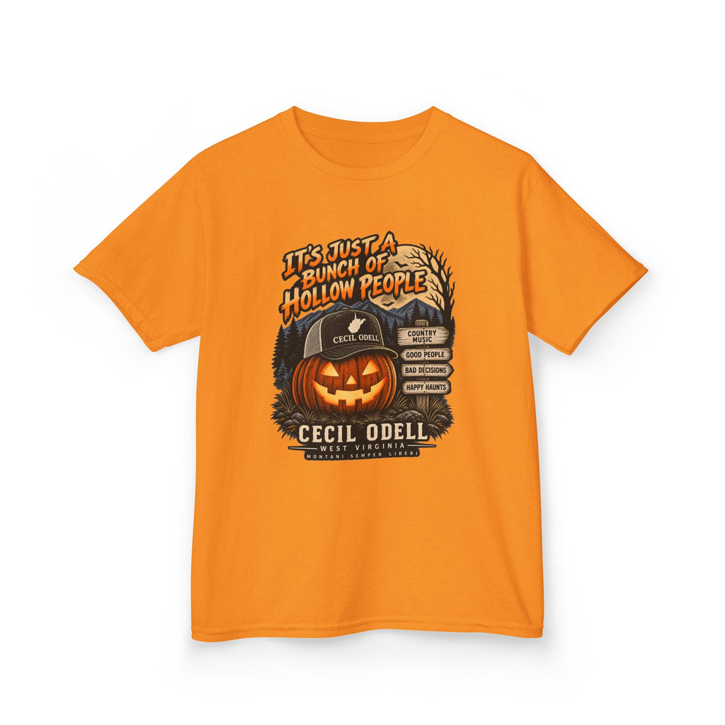 It's Just a Bunch of Hollow People Kids Halloween Tee | Cecil Odell
