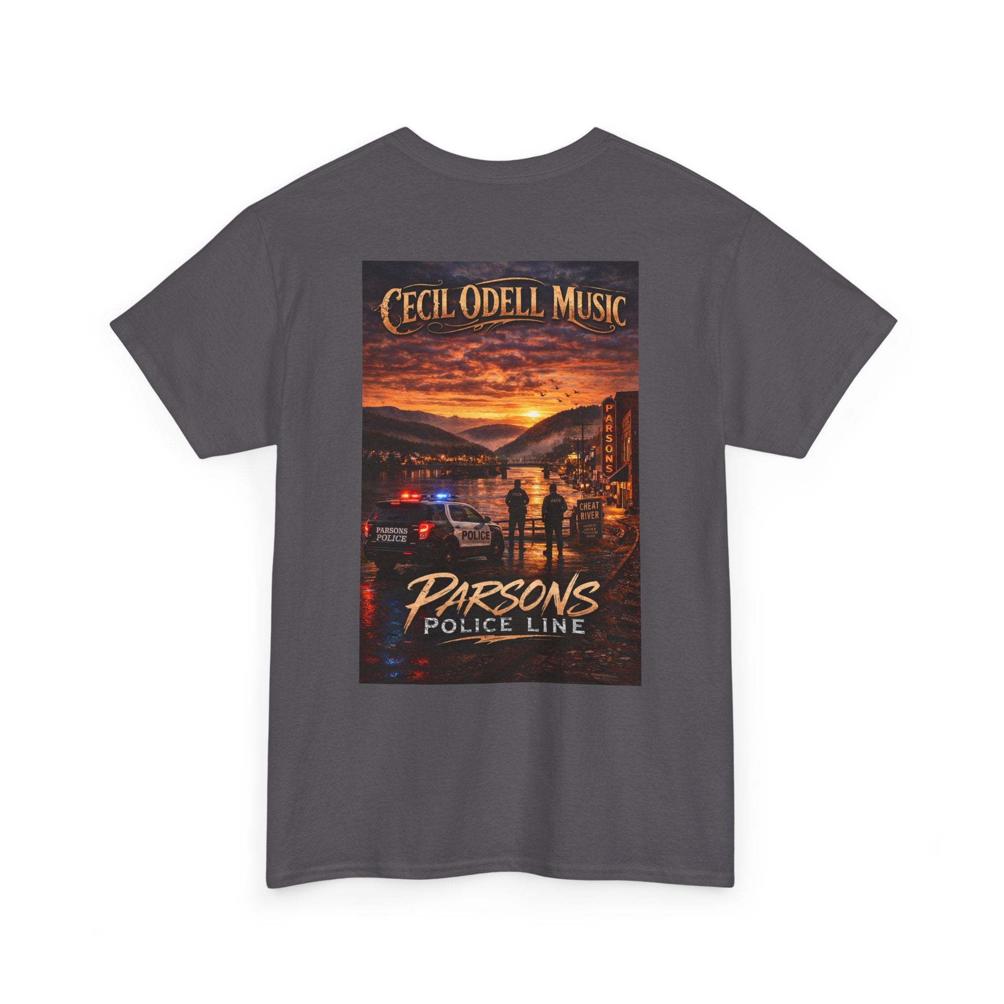 Parsons PD song art shirt