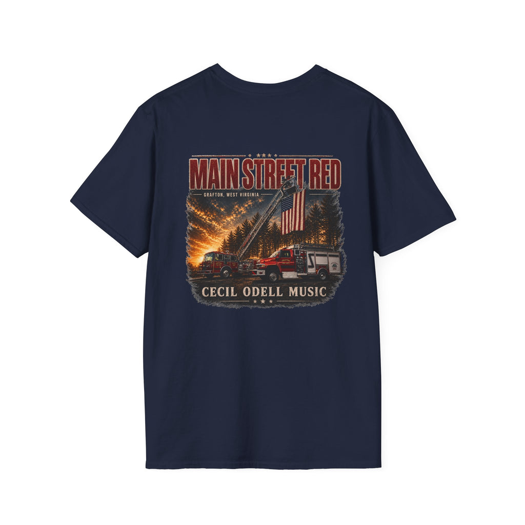Main Street Red Grafton VFD T-Shirt