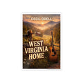 West Virginia Home Poster: Rustic Mountain Guitar Wall Art