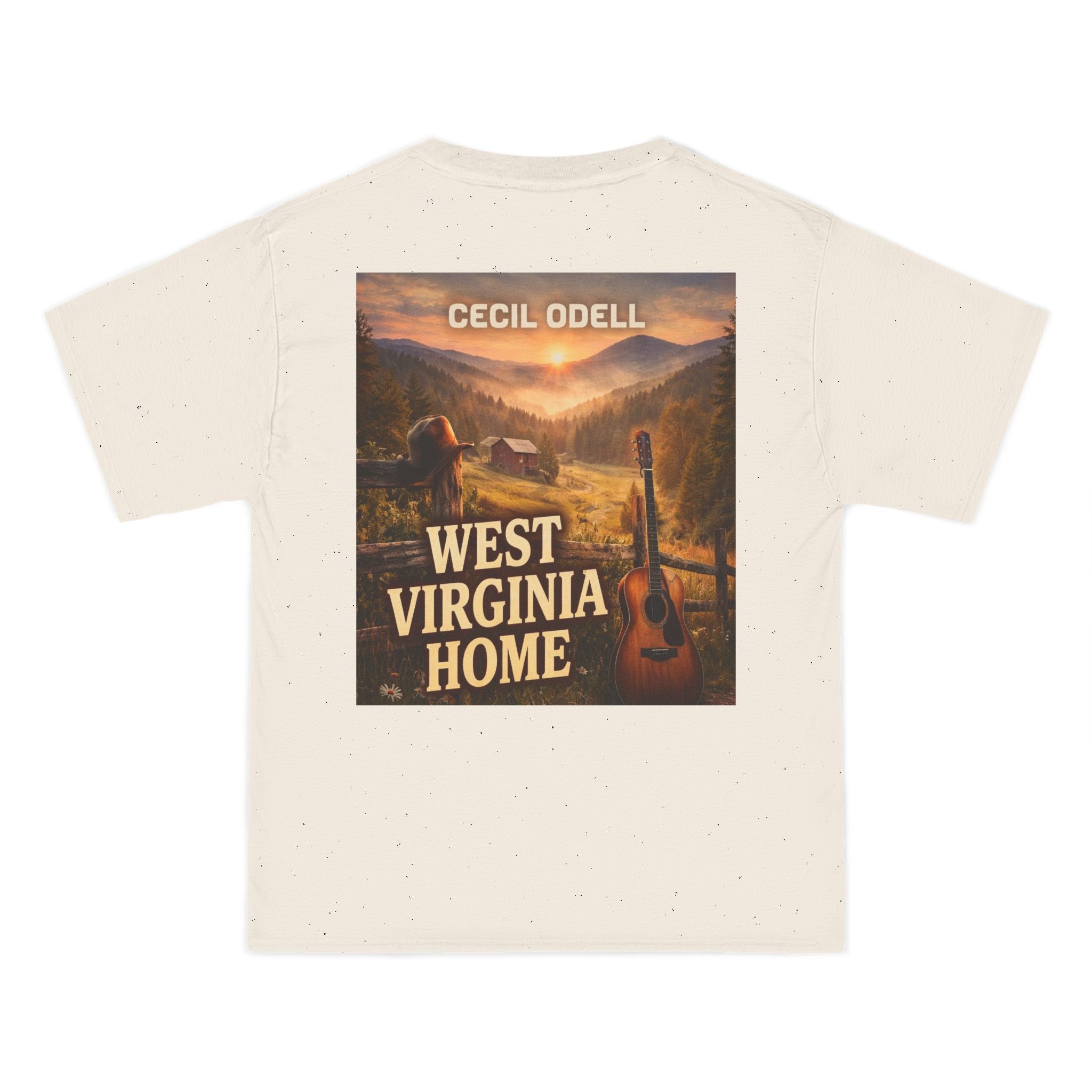 T-Shirt: 'West Virginia Home' Vintage Music Poster Graphic