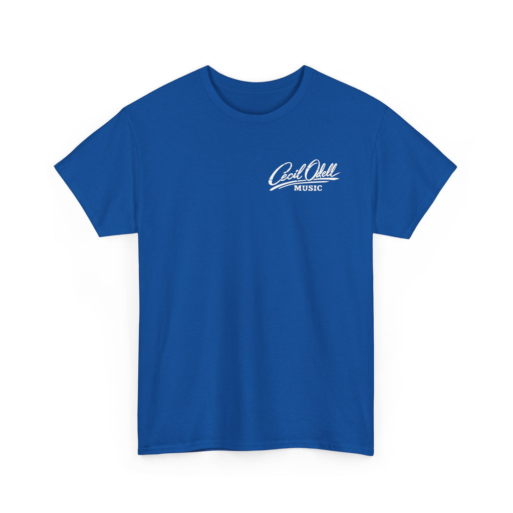 K9 Partner T-Shirt: 'Cecil Odell Music' Script Chest Design