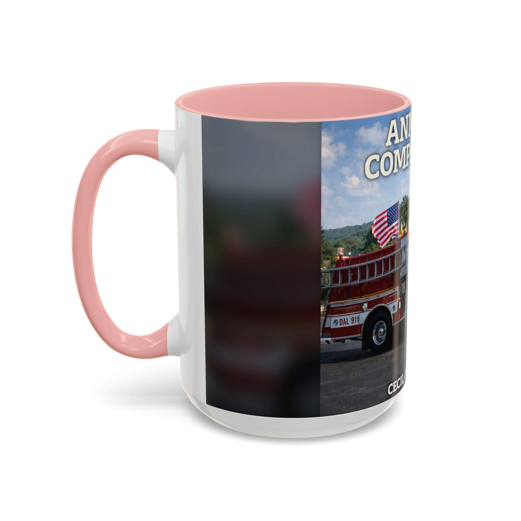 Fire Truck Coffee Mug: Anmoore Company One Tribute (Cecil Odell Music)