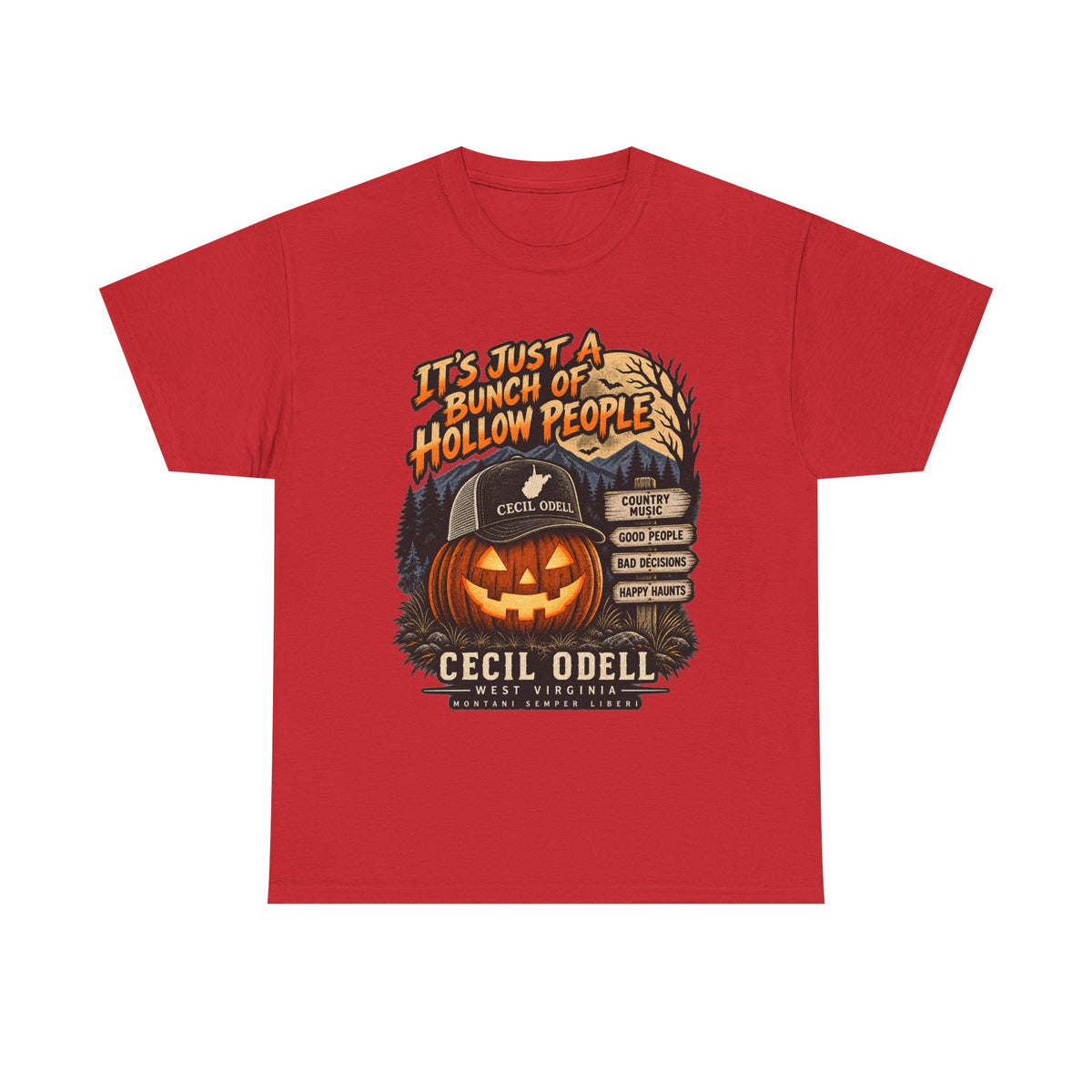 It's Just a Bunch of Hollow People Halloween Tee | Cecil Odell