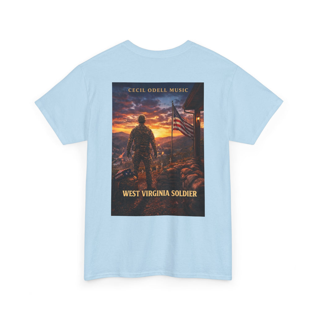 West Virginia Soldier T-Shirt: Patriotic Military Tee (Cecil Odell Music)