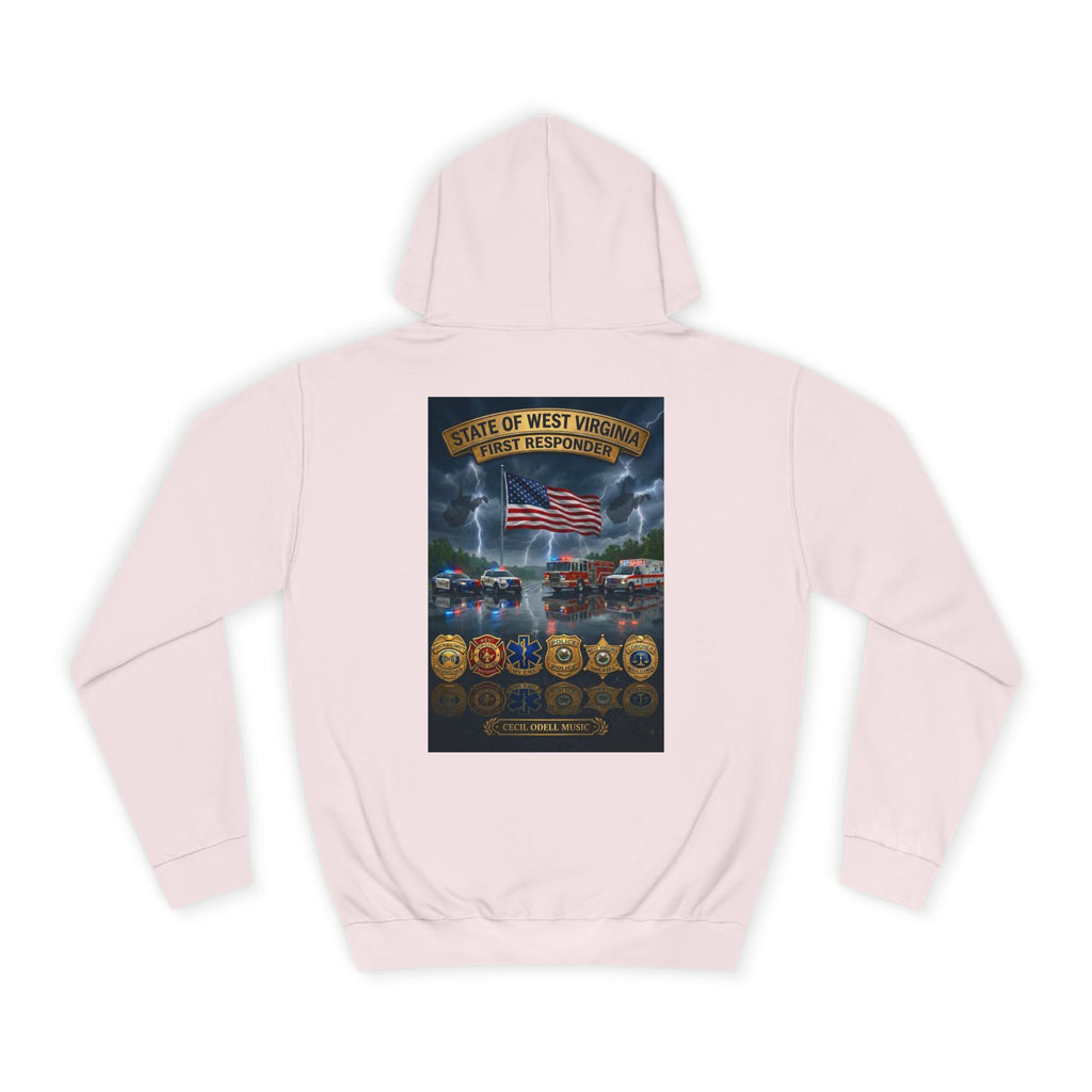 West Virginia Line Badge Hoodie: State & First Responder Tribute