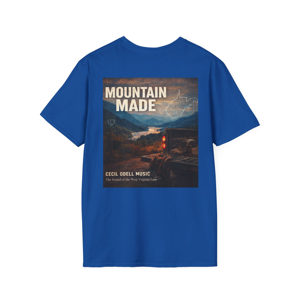 Mountain Made T-Shirt: "Cecil Odell Music" Vintage Mountain Landscape Tee