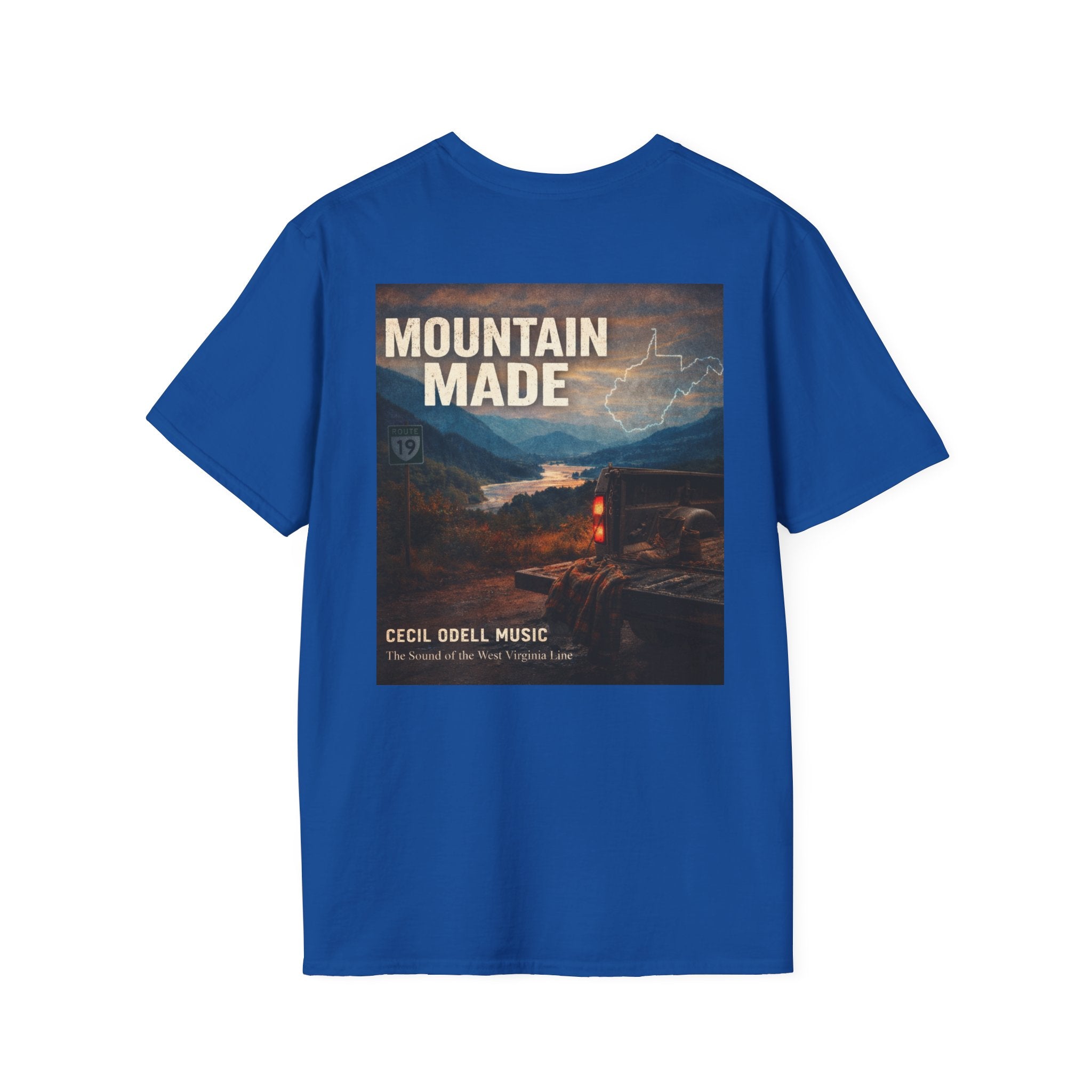 Mountain Made T-Shirt: "Cecil Odell Music" Vintage Mountain Landscape Tee