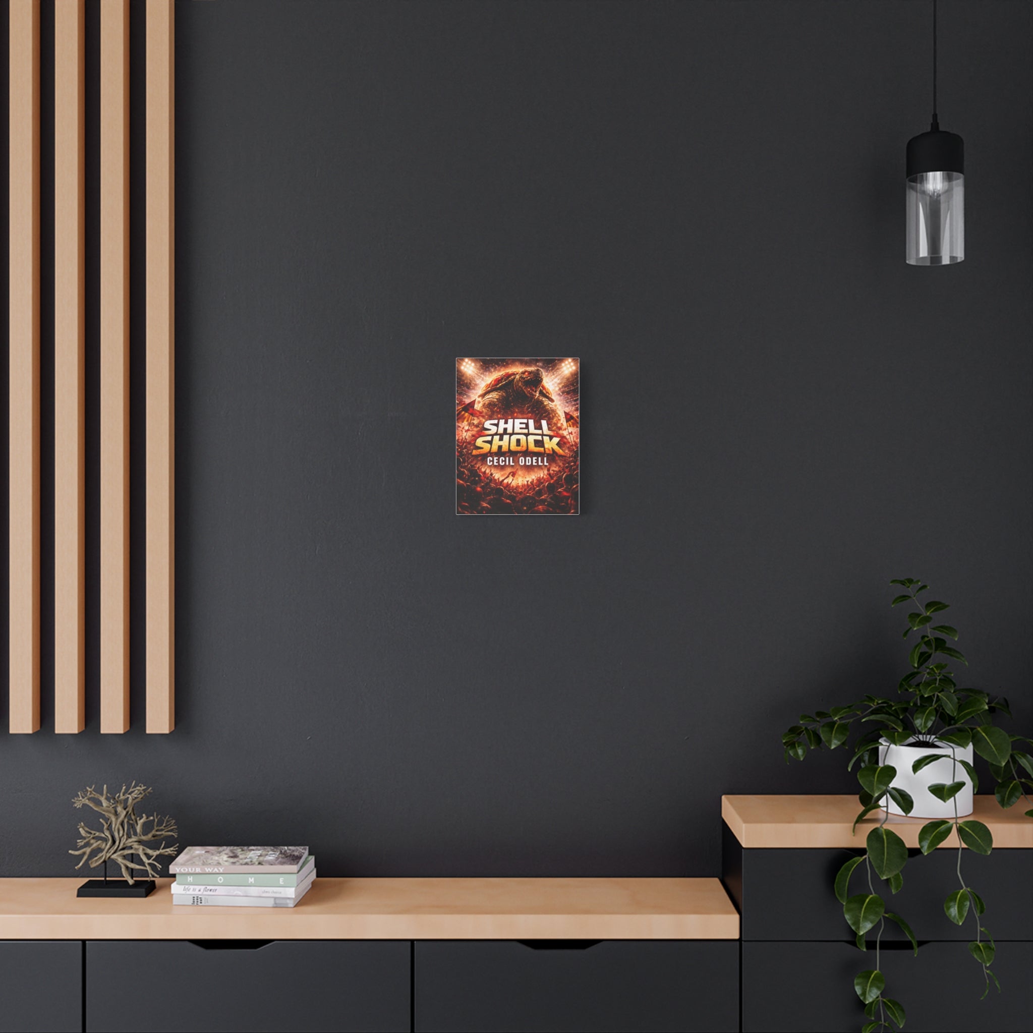 Shell Shock Canvas Print: Dramatic Monster Art Wrap (Cecil Odell)