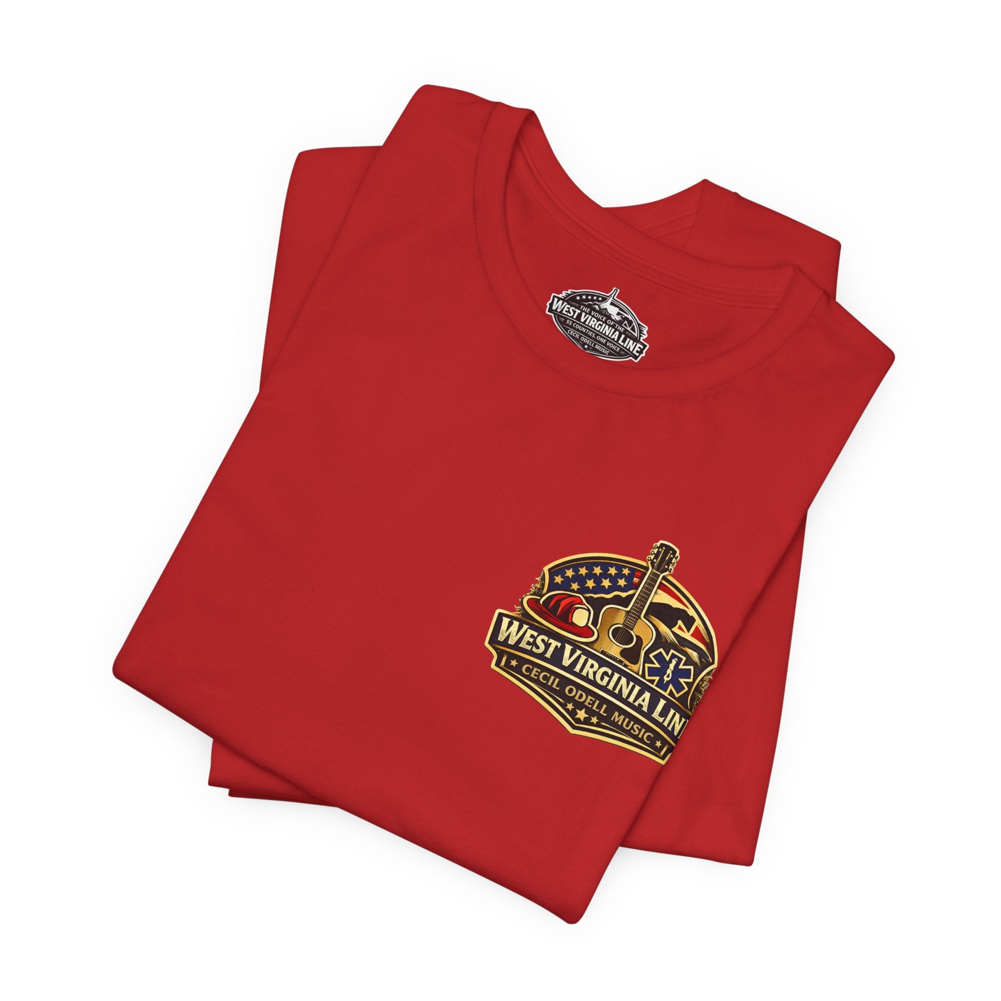 West Virginia Outlaw T-Shirt: Rustic Skull & Guns Country Graphic Tee