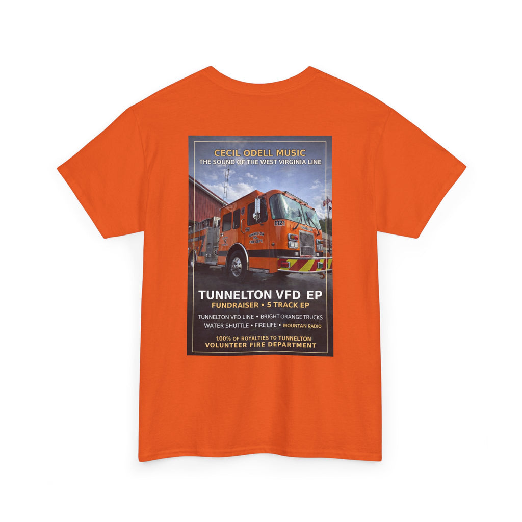 Tunnelton VFD Firetruck Tee: Volunteer Fire Department Fundraiser T-Shirt