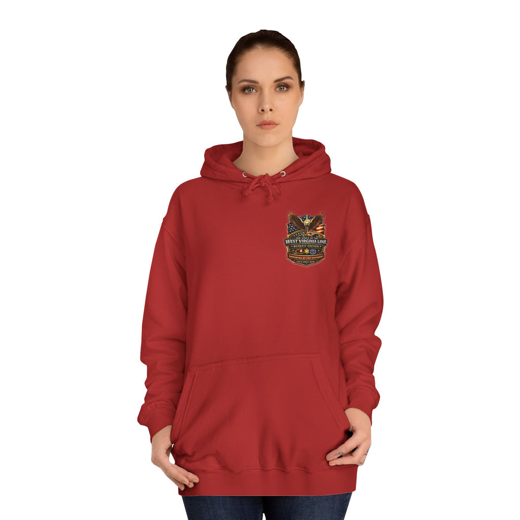 West Virginia Line Badge Hoodie: State & First Responder Tribute