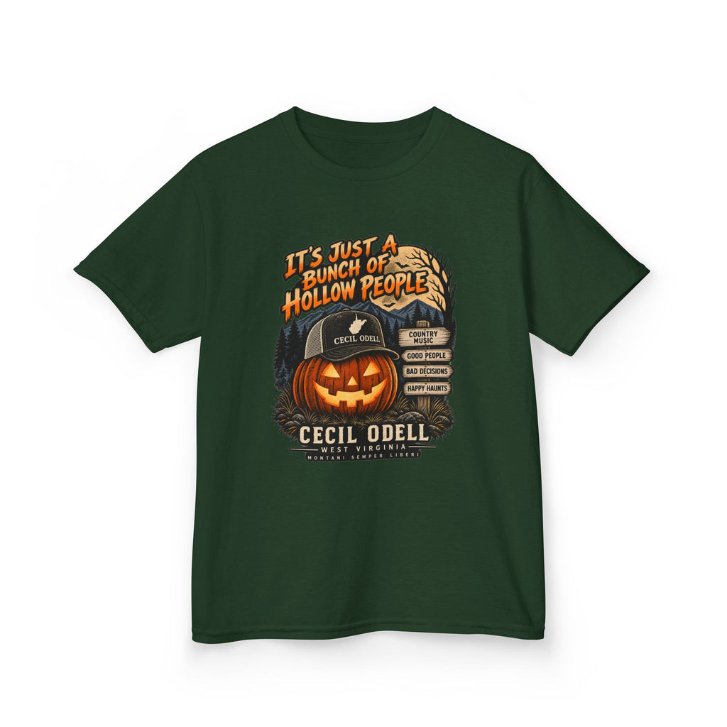 It's Just a Bunch of Hollow People Kids Halloween Tee | Cecil Odell