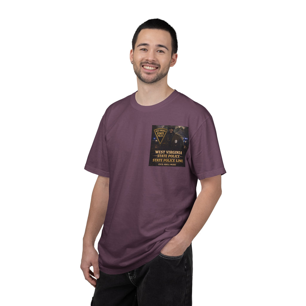 West Virginia State Police Graphic T-Shirt: 'State Police Line' Back Print