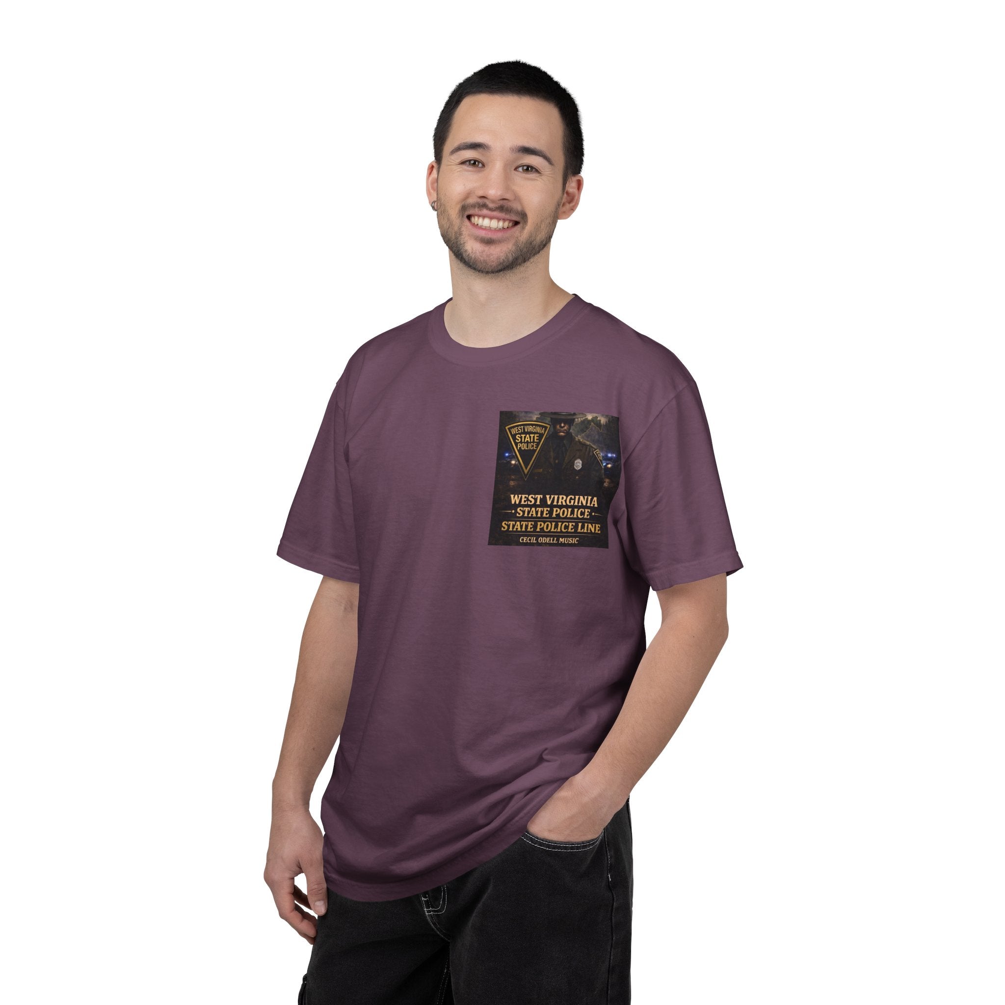 West Virginia State Police Graphic T-Shirt: 'State Police Line' Back Print