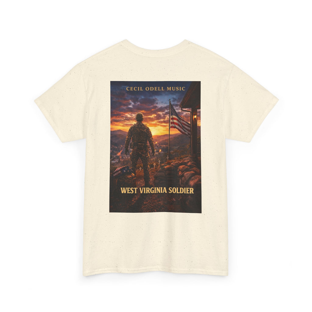 West Virginia Soldier T-Shirt: Patriotic Military Tee (Cecil Odell Music)