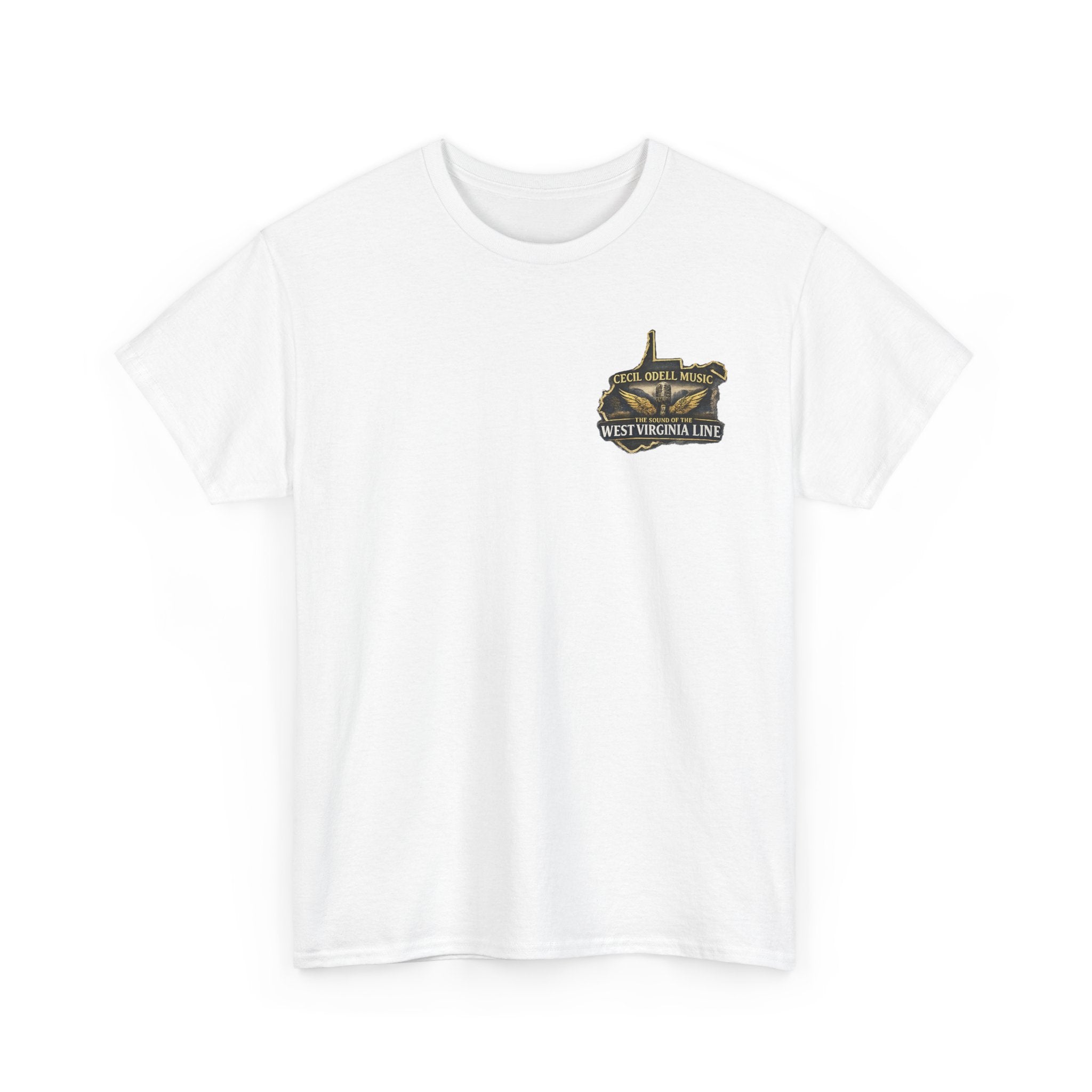 West Virginia First Responders Tribute Tee: State Emblem & American Flag Memorial Shirt