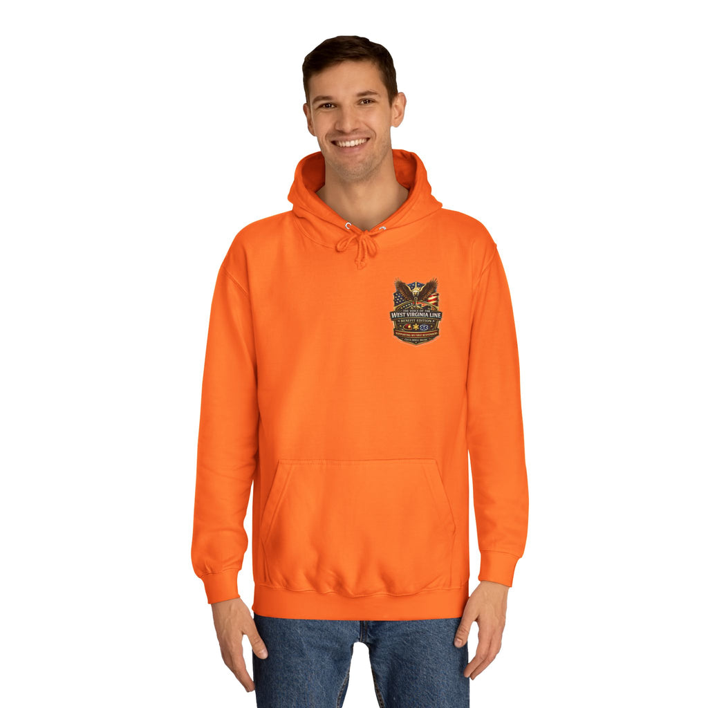 West Virginia Line Badge Hoodie: State & First Responder Tribute